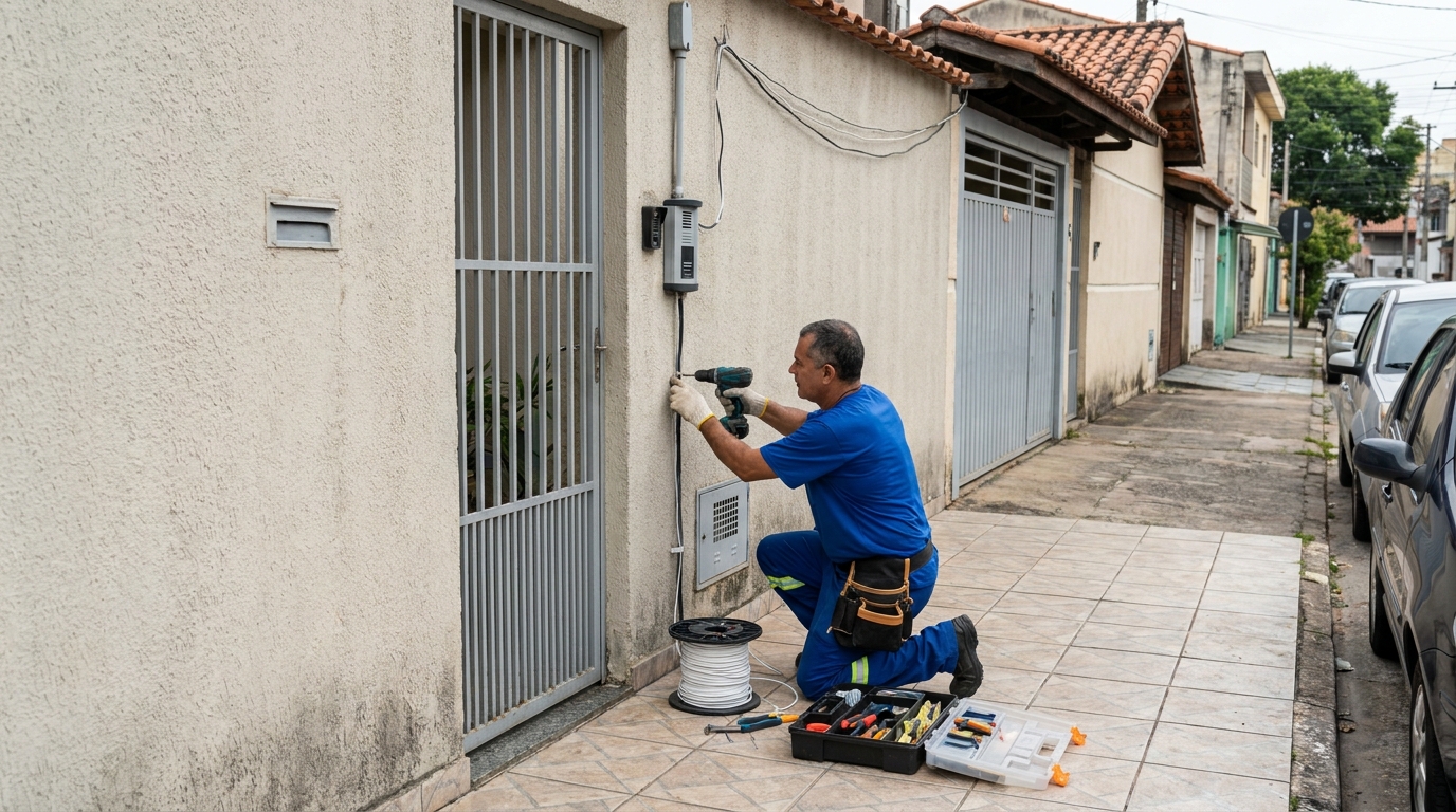 Instalação em condomínios em Cascavel‑PR